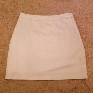 Ivory sparkle mini skirt sz 0